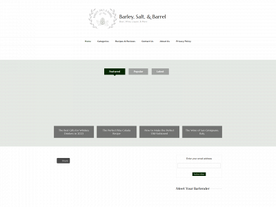 barleysaltbarrel.com snapshot