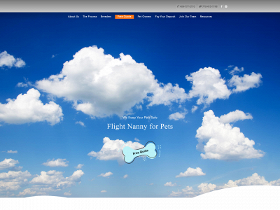 flightnannyqtpettransport.com snapshot