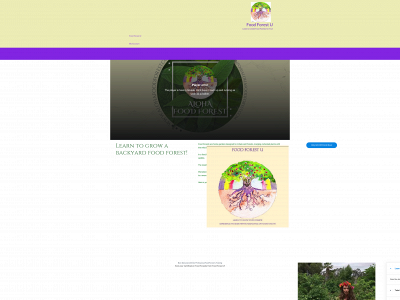 foodforestuniversity.website snapshot