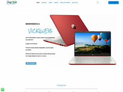 vickiweb.com snapshot