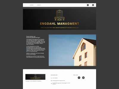 engdahlmanagement.se snapshot