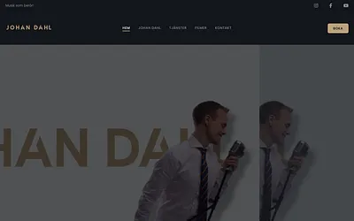 johandahlsinger.se snapshot