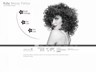 www.rubybeautyparlour.com snapshot