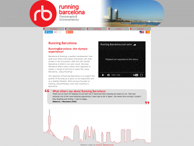 runningbarcelona.nl snapshot