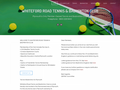 www.whitefordtennis.co.uk snapshot