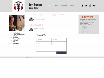 torirogers.com snapshot