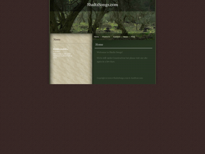 shaltzsongs.com snapshot