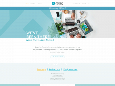 caringmarketing.com snapshot