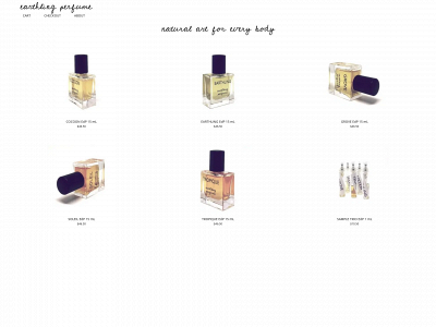 earthlingperfume.com snapshot