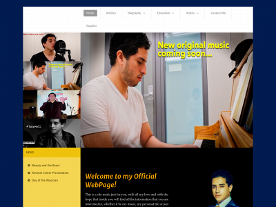 kevinguzmanmusic.com snapshot
