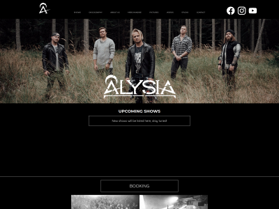 alysiaband.com snapshot