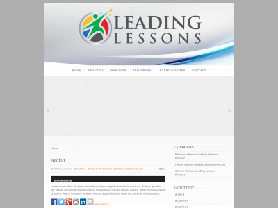 leadinglessons.com snapshot
