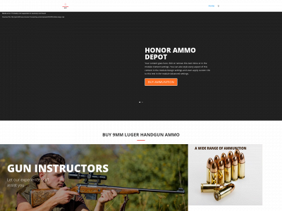 honorammodepot.com snapshot