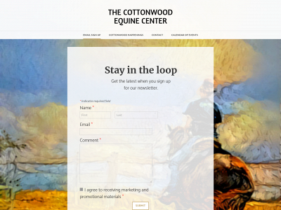 www.thecottonwoodequinecenter.org snapshot
