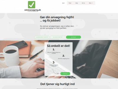 korrekturretur.dk snapshot