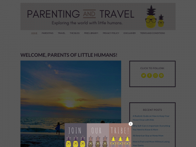 parentingandtravel.com snapshot