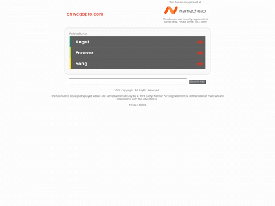 onwegopro.com snapshot