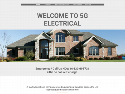 5gelectrical.com snapshot