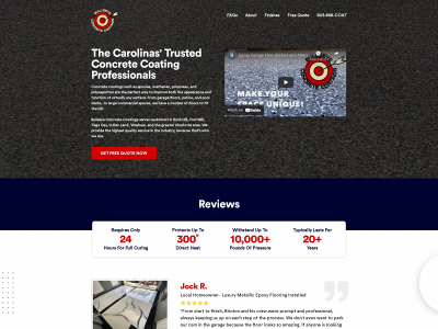 www.bullseyeconcretecoatings.com snapshot