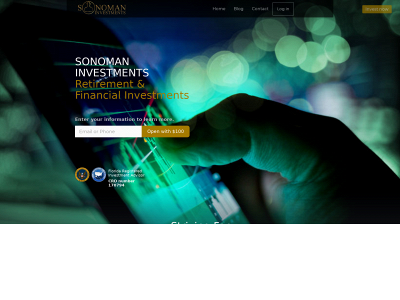 sonomaninvestments.com snapshot