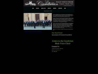 cambrianmalechoir.org.uk snapshot