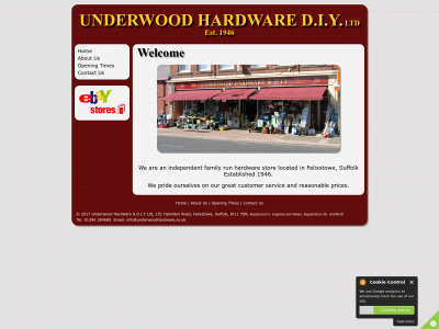 underwoodhardware.co.uk snapshot