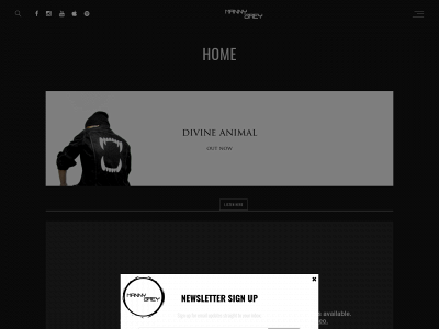 mannygreymusic.com snapshot