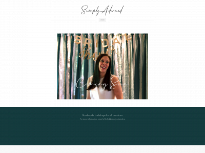 www.simplyadorned.ca snapshot