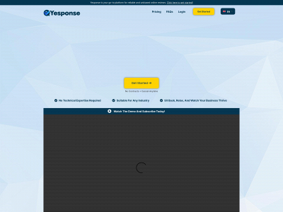 yesponse.com snapshot