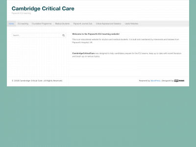 cambridgecriticalcare.com snapshot