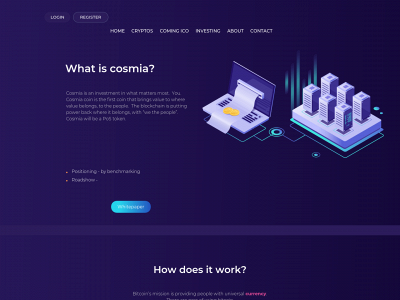 thecosmia.io snapshot