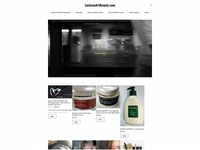 www.luisluisartbeauty.com snapshot