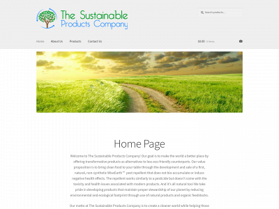 thesustainableproductscompany.com snapshot