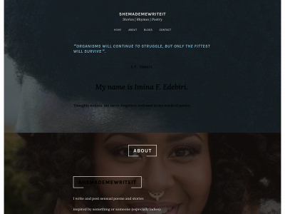 shemademewriteit.com snapshot