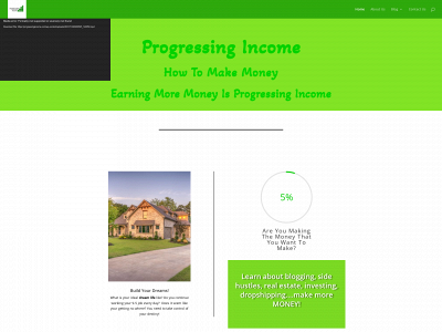 progressingincome.com snapshot