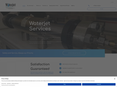 waterjetservices.co.uk snapshot