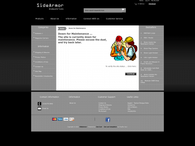 sidearmor.com snapshot