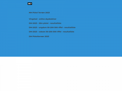skyderesultater.dk snapshot