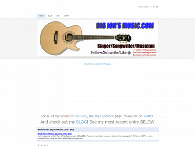bigjonsmusic.com snapshot