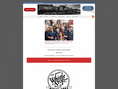 thewhistlestop.com snapshot