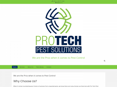 protechpestsolutions.com snapshot
