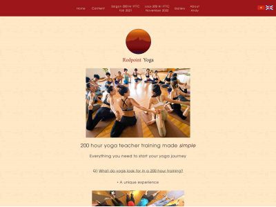 redpointyoga.com snapshot
