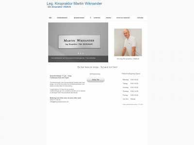 kiropraktormartin.se snapshot