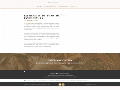 artesanosmiranda.com snapshot