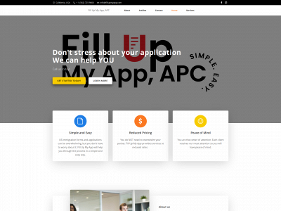 fillupmyapp.com snapshot