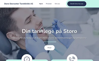 storostorsentertannklinikk.no snapshot
