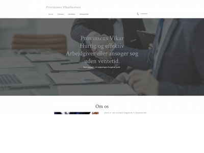 provinsens-vikar.dk snapshot