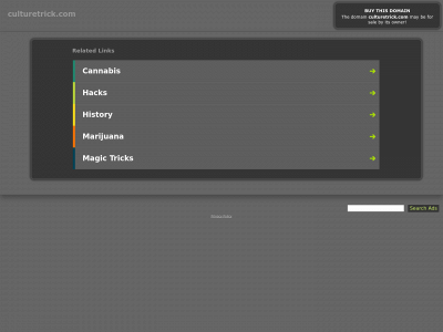 culturetrick.com snapshot