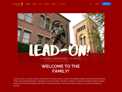 lead-on.org snapshot