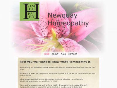 newquay-homeopathy.co.uk snapshot